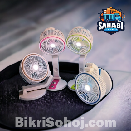 LR Rechargeable Fan with Light